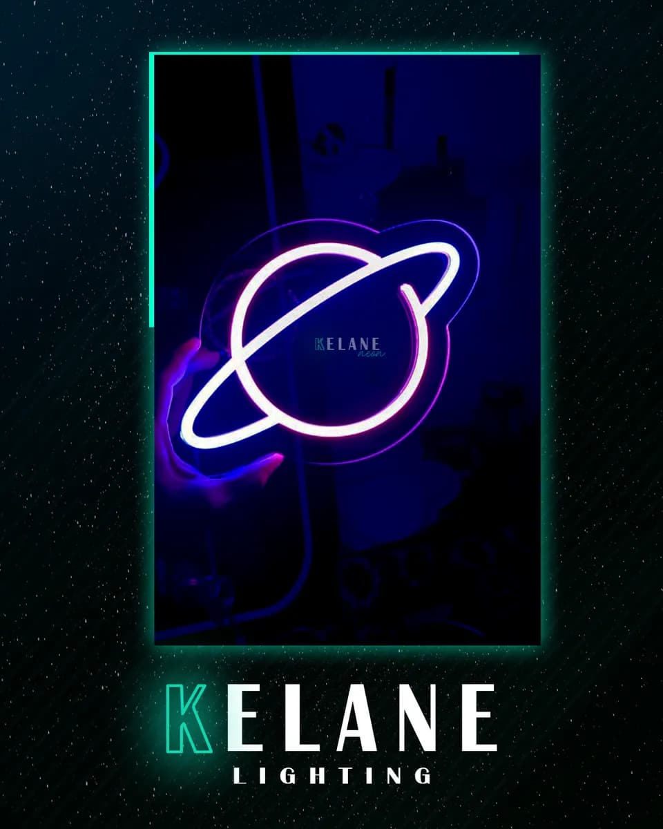 ( planet ) neon sign