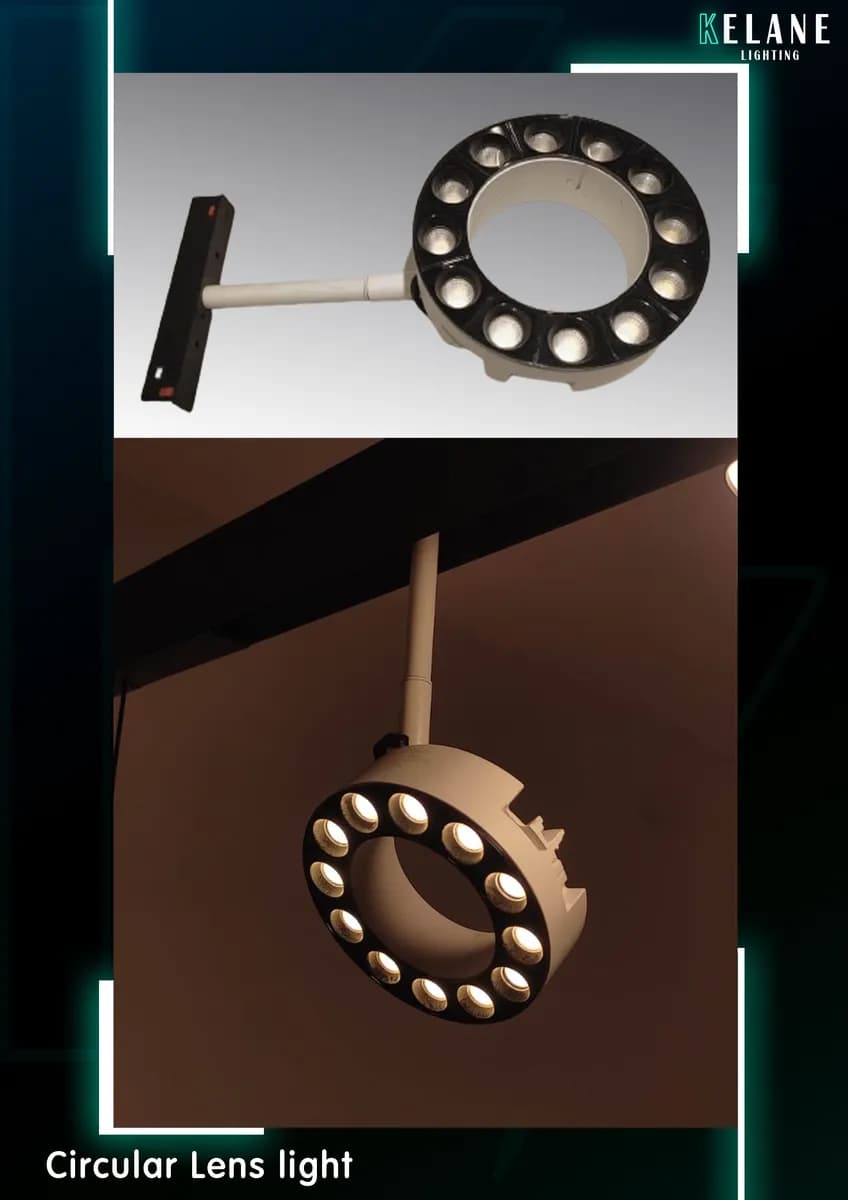 White circle light-دائري عيون أبيض - 12w  