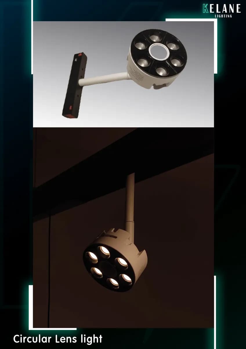 White circle light - دائري عيون أبيض 6w 