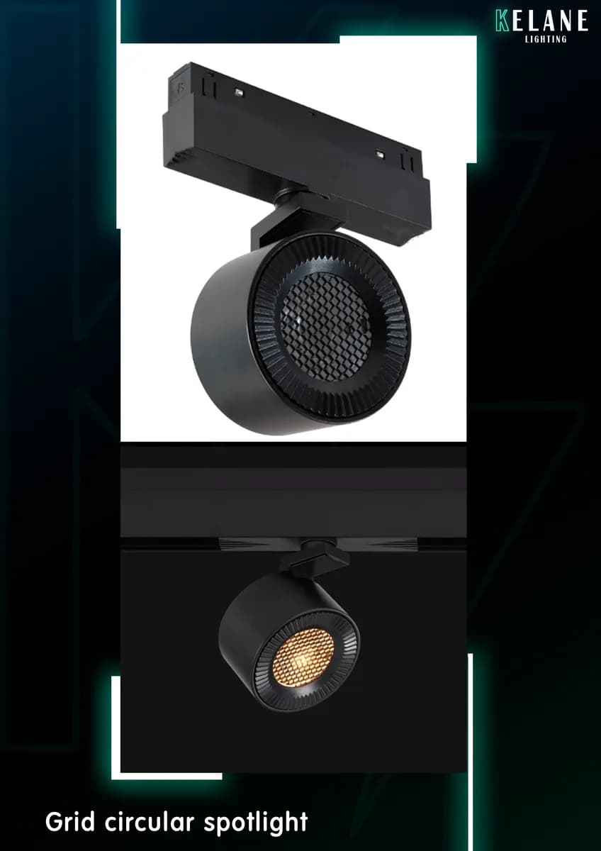 Grid circular spotlight - كشاف شبك