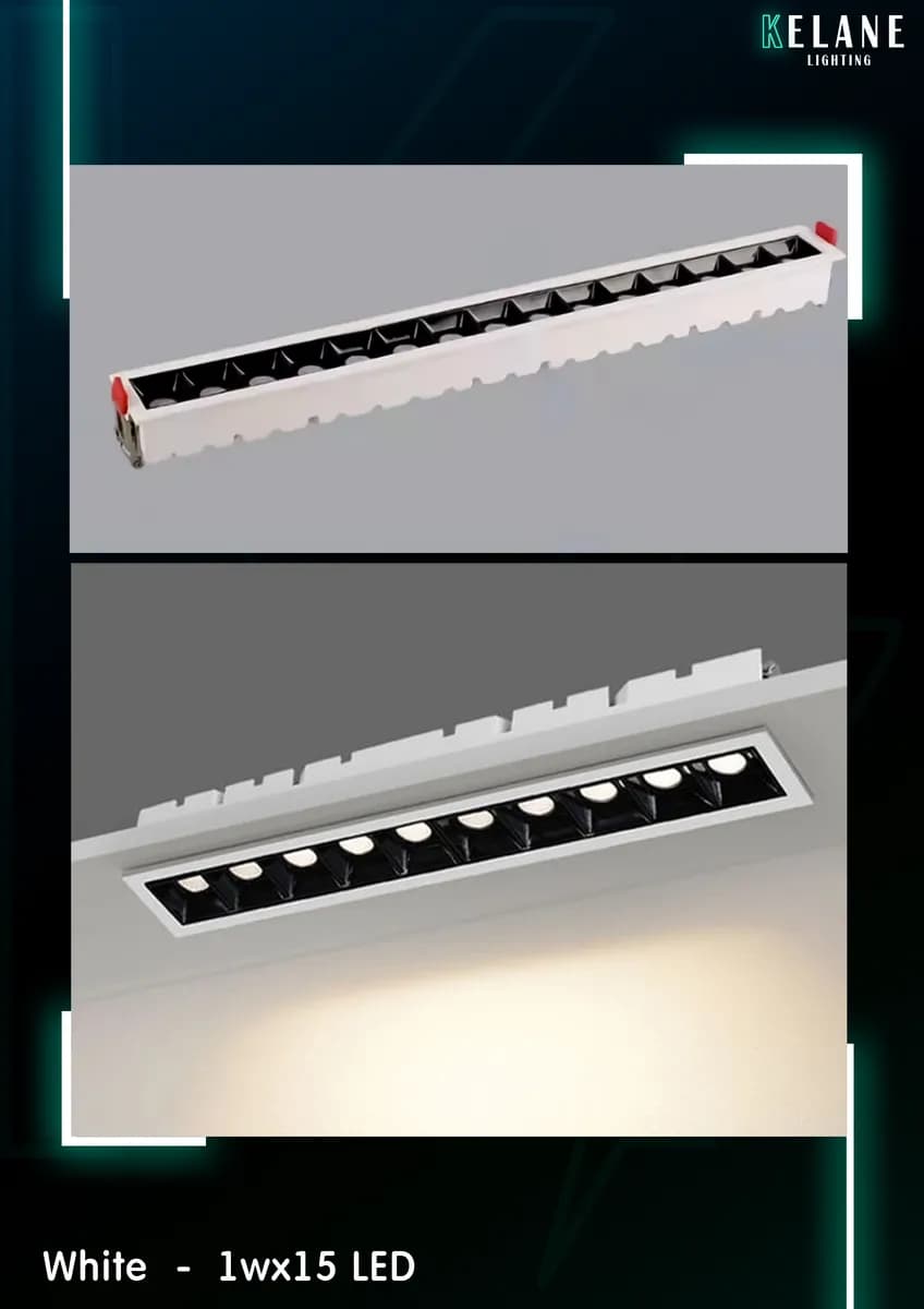 Customized design 15 heads linse linear spotlight - عيون 15