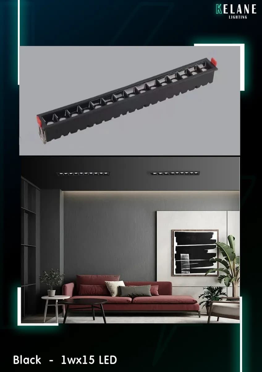 Customized design 15 heads linse linear spotlight - عيون 15