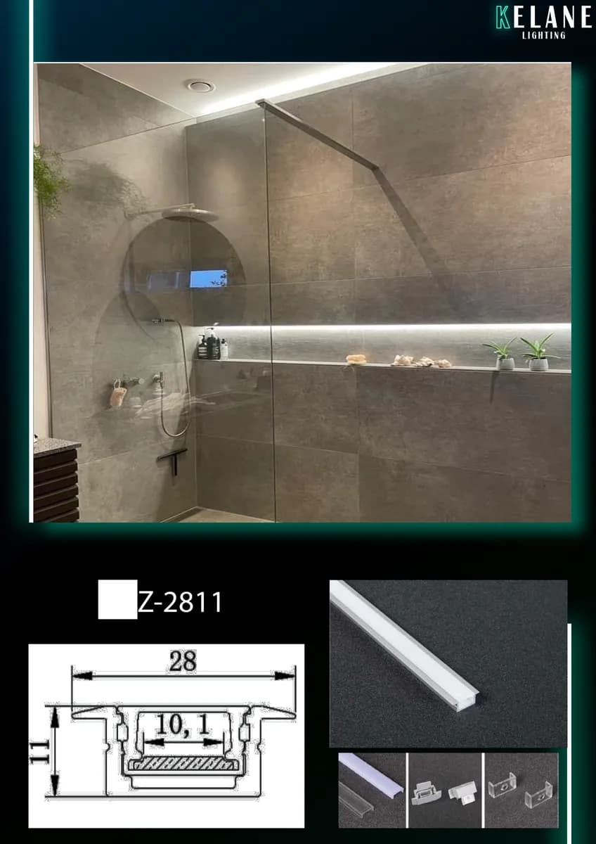 profile 28mm*11mm - بروفيل 2.8cm